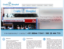 Tablet Screenshot of cratishospitals.com
